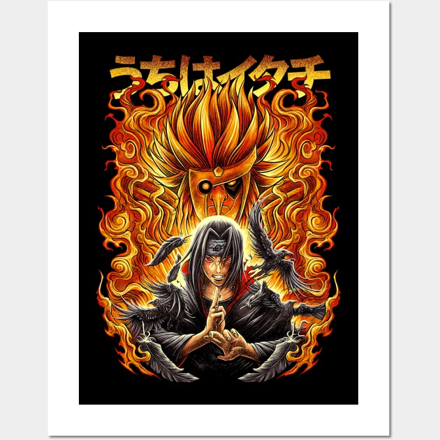 Itachi Susano'o Design Art Wall Art by Ken Asahvey